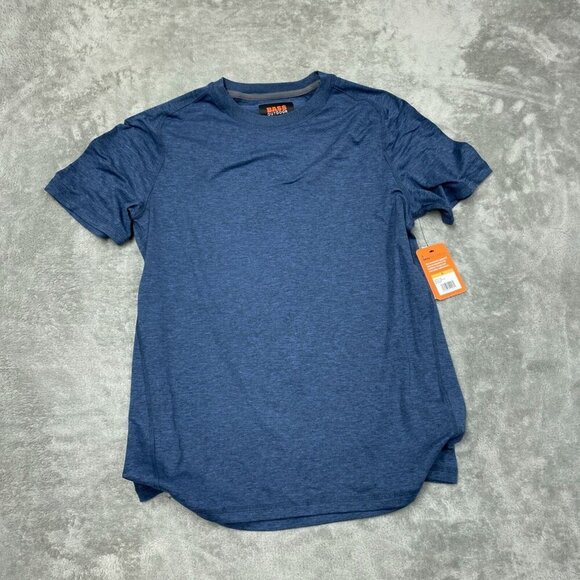 Bass Other - Bass Outdoor Mens Blue Short Sleeve Performance T-Shirt S NWT  6293